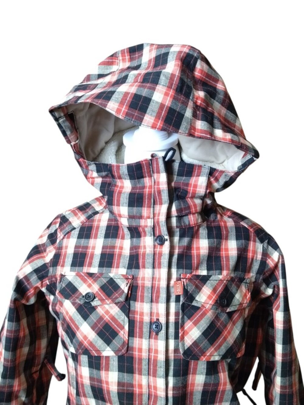 686 Reserved Tonic Plaid Ski Snowboard Hooded Jacket Waterproof Women's XS - Picture 2 of 15